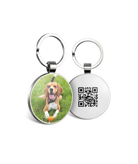 Kekid Qr Code Dog Tag,Dog Tags Personalized For Pets, Custom Dog Name Id Tags Personalized Dog And Cat Tags -Free Online Pet Page Prevent Lostmodifiable