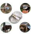 LIUCOGXI Automatic Livestock Waterer Dog Water Bowl Cattle Water Bowl Dog Feeder and Waterer Automatic Cow Drinking Water Bowl Dispenser Stainless Steel Water Trough for Cattle Dog Horse Donkey