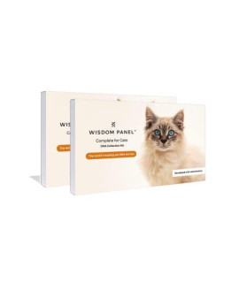 Wisdom Panel complete: comprehensive cat DNA Test for 45 Health genetic Health conditions 70 Breeds and populations 25 Traits Blood Type 2 Pack