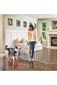 Petco Brand - EveryYay in The Zone Steel Pet Gate & Play Pen, 144" W X 28" H
