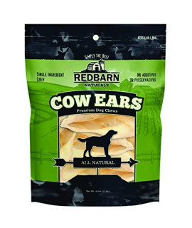 Redbarn's Natural Cow Ears for Dogs, All-Natural, Single-Ingredient Chews, 4.2 Ounce (Pack of 9)