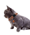 D-BUY Cat Collars, Cat Collars with Bell, Breakaway Cat Collars, Reflective Cat Collars, Nylon Cat Collars with Bell, Collars for Cats, Collars for Puppies (2 Black + 2 Pink)