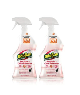 Pets Rule Odoban Pet Stain And Odor Remover Spray 2-Pack 32 Ounce Spray Bottle Each