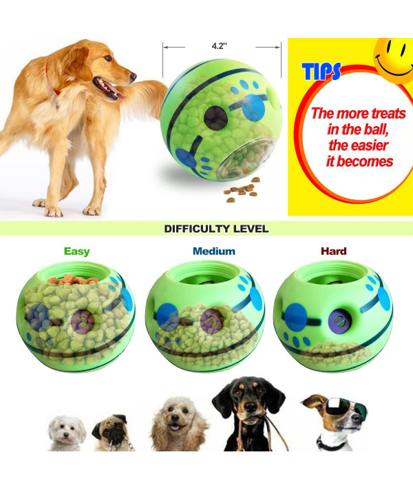 Interactive Dog Toys, Dog Chew Toys Ball for Small Medium Dogs, IQ
