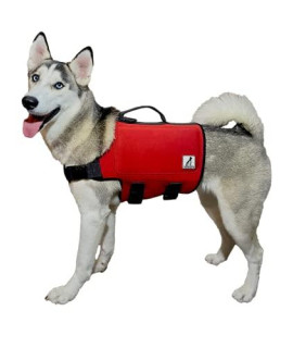 MMSPS Dog Life Jacket for Dogs and Cats - Floatation Vest - Preserver with Handle - Adjustable Straps to Fit Small to Large Pets