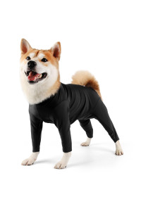 Due Felice Dog Onesie Shedding Suit Full coverage Pet Surgical Recovery Bodysuit After Surgery Wear cone collar cone Alternative Anxiety calming Shirt for Female Male Dog