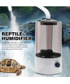 iayokocc Reptile Humidifier Reptile Fogger with Extension Hose, Automatic Terrarium Fogger for Lizard Tortoise Amphibians (Clear US Plug)