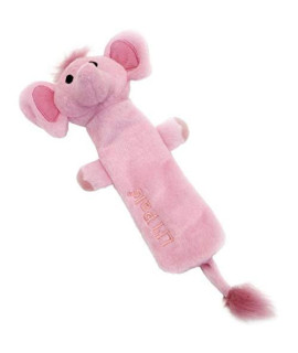 Li'l Pals Crinkle Elephant Dog Toy - (8" Long) - (4 Units)