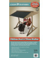 Coops & Feathers Food & Water Shelter-Keep Birds from Roosting on Feeders/Waters and & Prevent Food from Getting Wet
