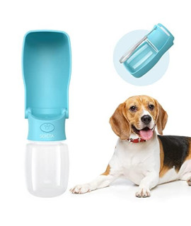 Portable Dog Water Bottle For Walking 12 Oz Portable Pet Water Bottles For Puppy Small Medium Large Dogs Water Dispenser Dog Water Bowl Dog Accessories