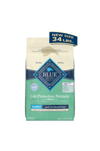 Blue Buffalo Life Protection Formula Natural Puppy Dry Dog Food, Lamb and Oatmeal 34-lb