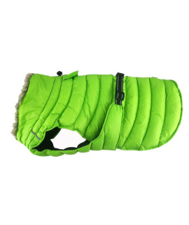 Alpine Extreme Weather Puffer Coat (Large, Lime Green)