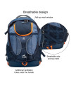 Kurgo G-Train - Dog Carrier Backpack for Small Pets - Cat & Dog Backpack for Hiking, Camping or Travel - Waterproof Bottom - Navy Blue
