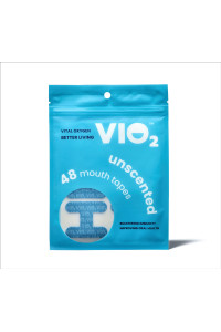 VIO2 Mouth Tape for Sleeping and Reduced Snoring - 48 gentle Tapes] - Sleep Aid to Prevent Mouth Breathing, Better Sleep