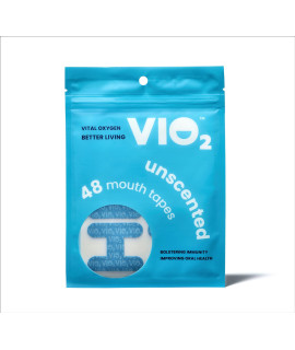 VIO2 Mouth Tape for Sleeping and Reduced Snoring - 48 gentle Tapes] - Sleep Aid to Prevent Mouth Breathing, Better Sleep