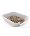 NE14pets KittyGoHere Litter Box Senior Cat Box for Kitties That Can't cope with a Traditional Litter Box (Small, Misty Gray)