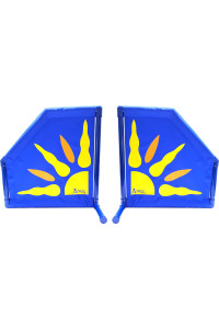 ActiveDogs Agility Free Standing Starburst Wings - High Grade PVC Indoor or Outdoor Dog Obstacle Agility Training Exercise Equipment