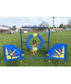 ActiveDogs Agility Free Standing Starburst Wings - High Grade PVC Indoor or Outdoor Dog Obstacle Agility Training Exercise Equipment