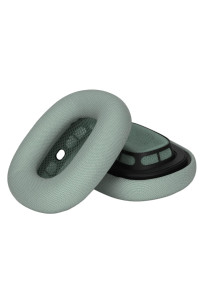 Yoidesu Earpads, Headphone Ear Cushions Replacement Soft Memory Foam Protein Leather Earpads Earmuffs For Airpod Max Headphone(Green)