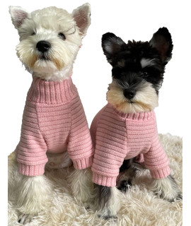 Killua Turtleneck Knitted Dog Pajamas Sweater Puppy Thermal Doggie Winter Clothes Knitwear Pet Coats Cat Apparel