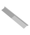 Dog comb Pet Steel comb for Dogs and cats, Stainless Steel comb with Rounded Teeth, Static-free Metal comb corrosion Resistant cat comb Pet Dematting Tool Flea comb Pet grooming Tool - 74in