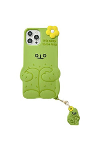 Ultra Thick Soft Silicone Case With For Apple 3D Cartoon Color Cute Lovely Fun Adorable Kawaii Kids Girls Boys (Yellow Flower Green Cactus With Charm, For Iphone Xs Max)
