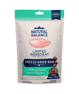 Natural Balance Limited Ingredient Freeze-Dried Raw chicken & Sweet Potato Adult grain-Free Dog Food 6-oz Bag