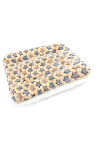 catadog Small Animal Bed Mat, Soft & Warm, Suitable for Guinea Pig, Hamster, Rabbit, Rat and Bearded Dragon (X-Large(13.3''x9.4''), Star Brown)