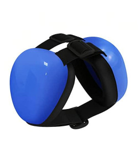 derYEP DHP04 Dog Earmuffs for Hearing Protection 29dB NRR Ear Muffs Noise Protection Calm and Sleep (Medium, Blue)