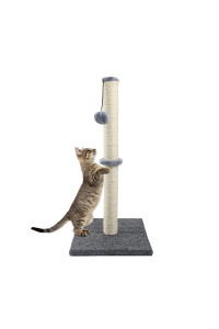 Ahomdoo Cat Scratching Post 29 Inches Scratching Post for Indoor Cats with Hanging Ball, A Must-Have for Happy and Healthy Cats