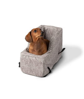 Snoozer Luxury High Back Console Pet Car Seat - Show Dog Collection, Small - Merlin Linen
