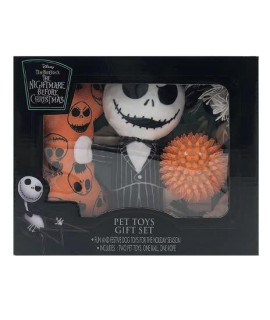 Nightmare Before Christmas Pet Toys Gift Set 4 Piece, 7Wx9L