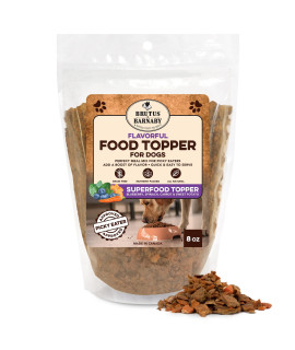 Dog Food Topper - Super Foods - Enhance Your Dogs Meal With This Healthy Vegan Flavor Packed Mix - Sprinkle On Dog Food Flavoring For Picky Eaters - Blueberries, Carrots, Spinach, Sweet Potato - 8Oz