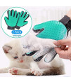 ROSL Pet Hair Remover Glove Cat Dog Horse Fur Remover Brush Massage Grooming Desheding Effective with 5 Finger Designer