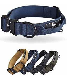 MALI Premium Dog Collar - Tactical Dog Collar for Large Dogs, Medium Dogs, Tactical Dog Collar with Handle. Quick-Release Metal Buckle Dog Training and Control. Tactical Dog Collar with Name.