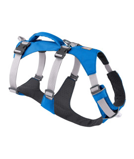 Ruffwear, Flagline Dog Harness, Lightweight Lift-And-Assist Harness With Padded Handle, Blue Dusk, Medium