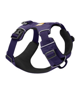 RUFFWEAR, Front Range Dog Harness, Reflective and Padded Harness for Training and Everyday, Purple Sage, Small