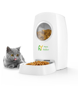 S.Y. 6L Automatic Cat Feeder Timed Smart Pet Feeder for Dogs and Cats Food Dispenser with Portion Control, Voice Recorder