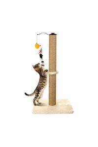 Ahomdoo Cat Scratching Post Scratching Post For Indoor Cats Cat Scatcher Post With Hanging Ball For Indoor Cats For Adult(263 Inches)A