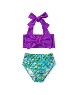 Baby Girl Bathing Suit, Mermaid Bikini Two Piece Swimsuit Bottoms Swimming Suit Swimwear 0-6 Months