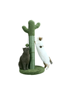 PetnPurr Cactus Cat Scratcher - Protect Your Furniture with Our Natural Sisal Cat Scratching Post with Teaser Ball Cat Toy