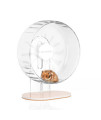 Bucatstate Super Silent Hamster Wheel Hamster Accessories Hamster Running Toys Small Animals Exercise Wheels Transparent 103 Inches