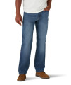 Wrangler Mens Free-To-Stretch Relaxed Fit Jeans, Milwaukee, 32W X 30L Us