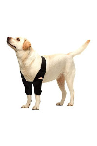 NeoAlly Dog Elbow Brace Protector Pads for Canine Elbow and Shoulder Support Elbow Hygroma, Dysplasia, Osteoarthritis, Elbow Calluses, Pressure Sores and Shoulder Dislocation (Both Legs, Extra Small)