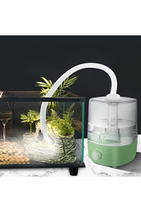 Reptile Humidifier 4L Adjustable Reptile Fogger Quiet Automatic Reptile Mister with Cleaning Brush for Terrariums, Amphibians, Turtles, Snakes (Green)