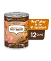 Rachael Ray Nutrish Weight Management Wet Dog Food, Real Turkey & Pumpkin, 13 Ounce Can (Pack of 12)