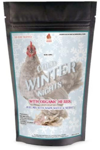 USA Black Soldier Fly Grub, Oatmeal, & Herb Chicken Scratch Treat for Backyard Hens: Non-GMO, Healthy Backyard Chicken Feed and Supplies, Cold Winter Nights (8 pounds)