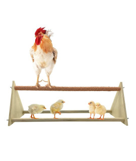 Chicken Perch Wooden Chicken Perch Stand Toy For Hens Rooster Large Bird Parrots