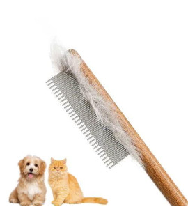Solid Wood Pet Comb Grooming Tool For Cats,Dogs And Rabbits (Cat Comb)