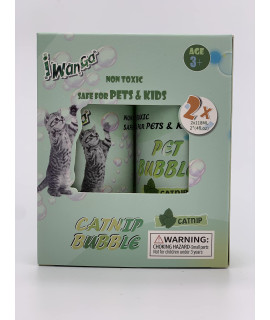 Iwanga Catnip Bubble Cat Toys 4Oz2- Unbelievable Catnip Flavor Bubble For Cats -Non-Toxic Formula,Let The Cat Chase Avoids Boredom Keeps Pets Active